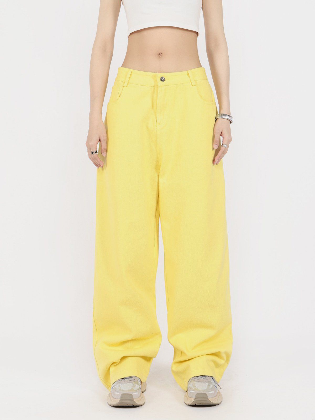 Aelfric Eden Solid Wide-leg Jeans sold by Aelfric Eden product image thumbnail 5