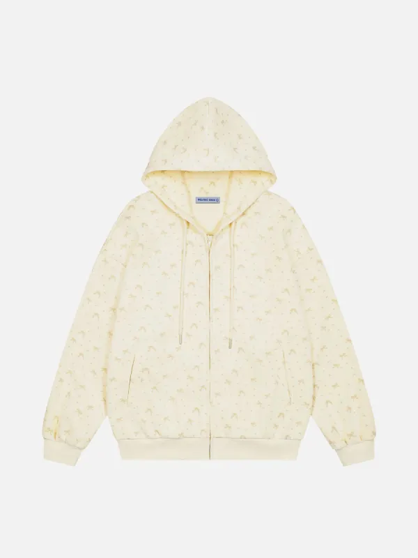 Aelfric Eden Full Print Bow Hoodie sold by Aelfric Eden