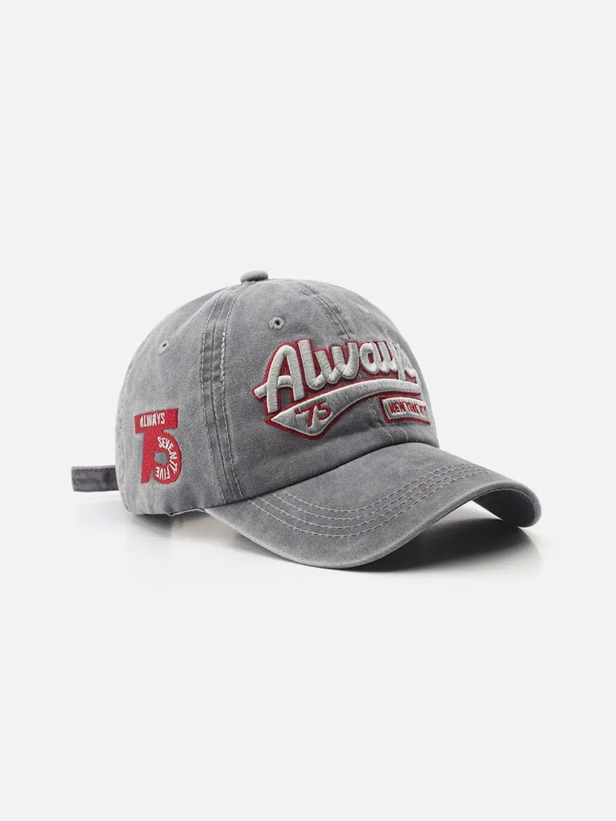 Washed Embroidered Letter Baseball Cap sold by Aelfric Eden product image thumbnail 2