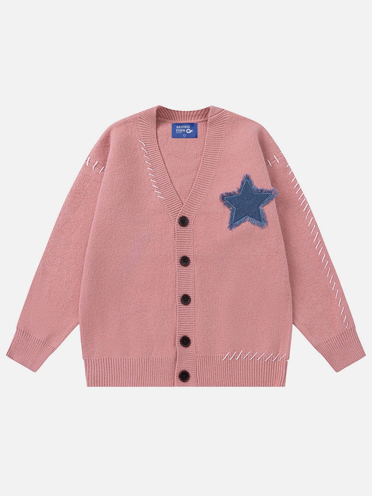 Aelfric Eden Star Applique Crochet Cardigan sold by Aelfric Eden product image thumbnail 5
