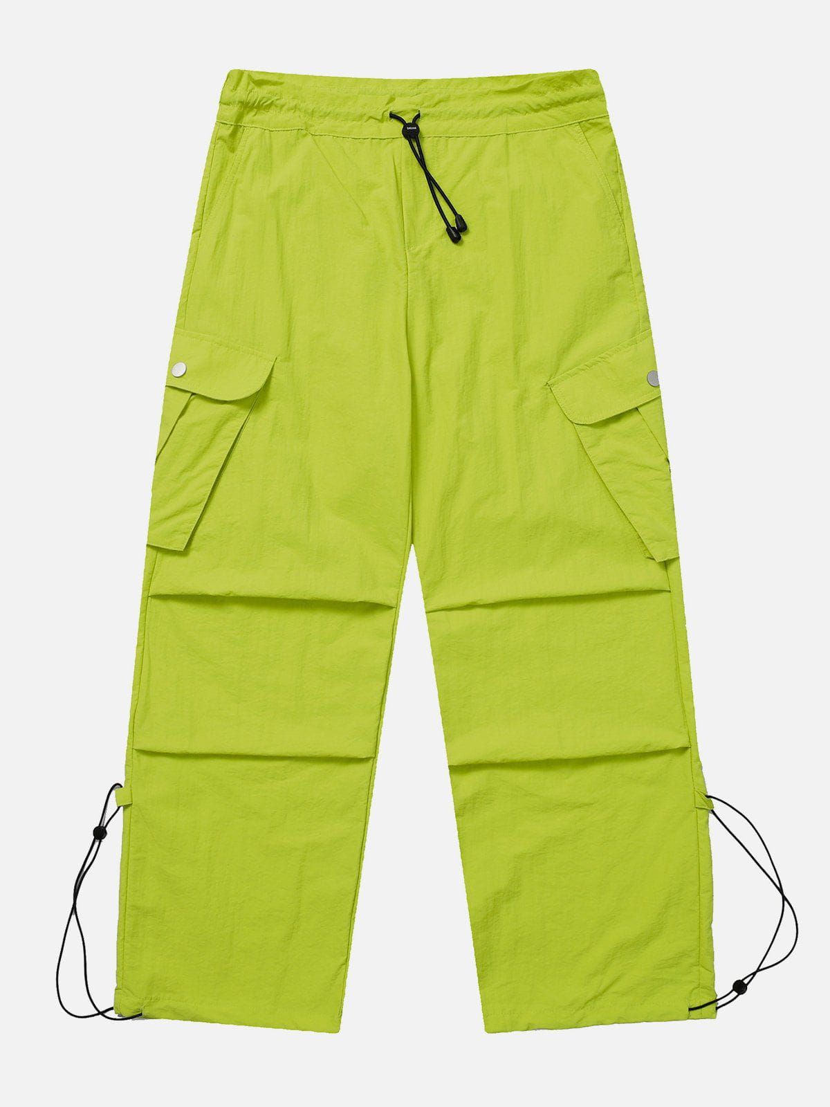 Aelfric Eden Solid Wrinkle Drawstring Cargo Pants sold by Aelfric Eden product image thumbnail 5