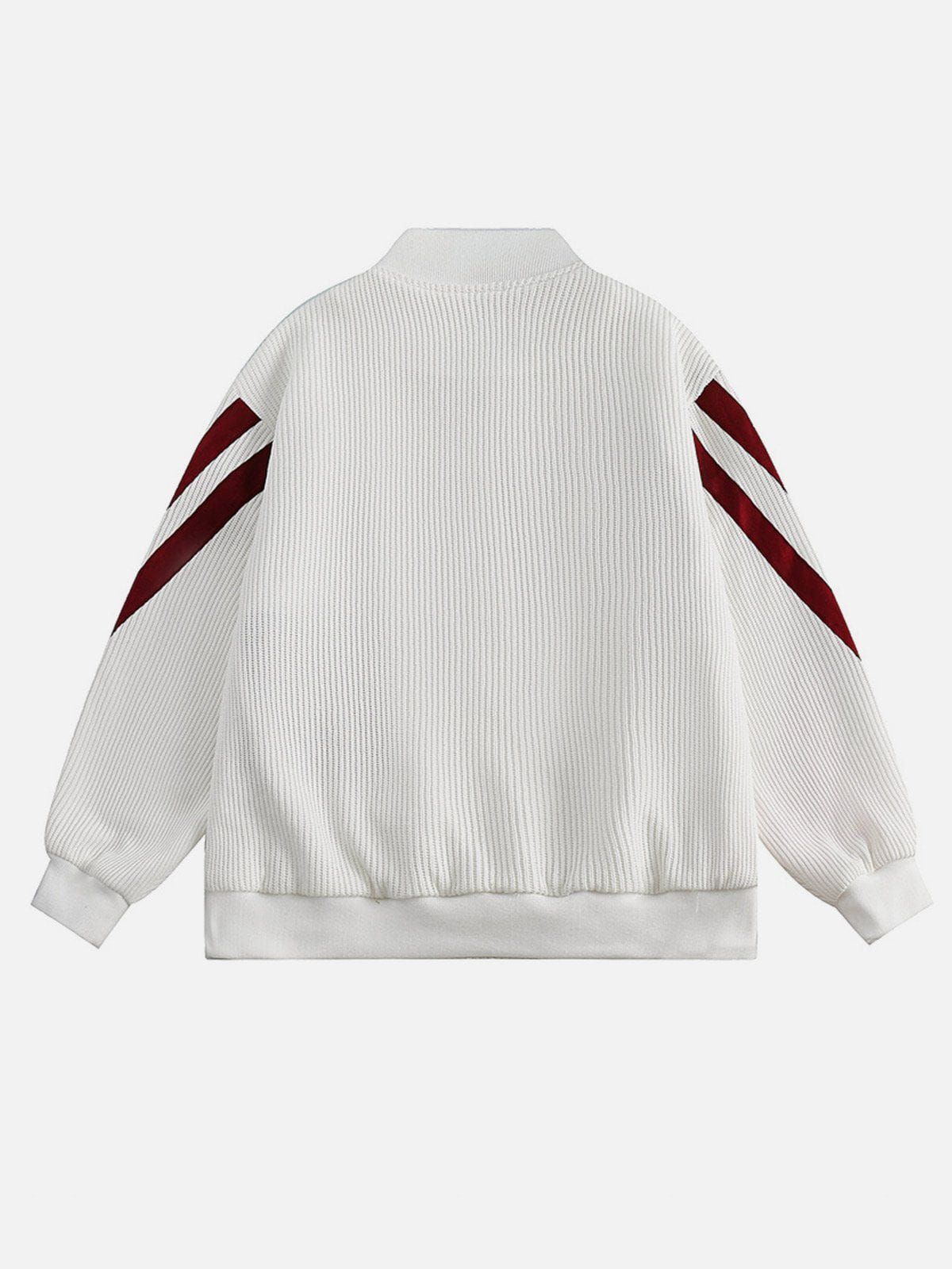 Aelfric Eden Vintage Patchwork Stripe Jacket sold by Aelfric Eden product image thumbnail 3