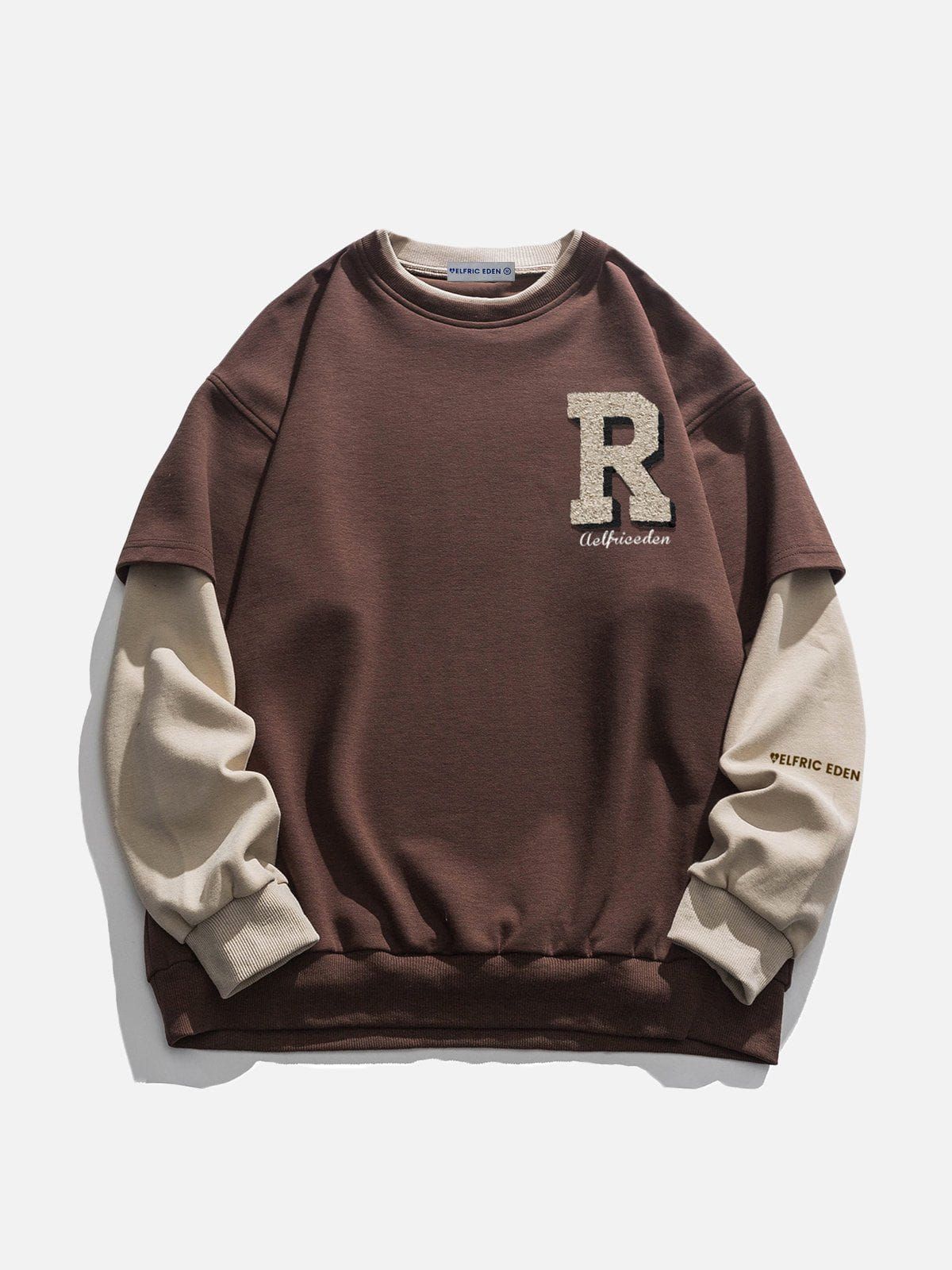 Aelfric Eden Patchwork Flocking Sweatshirt sold by Aelfric Eden