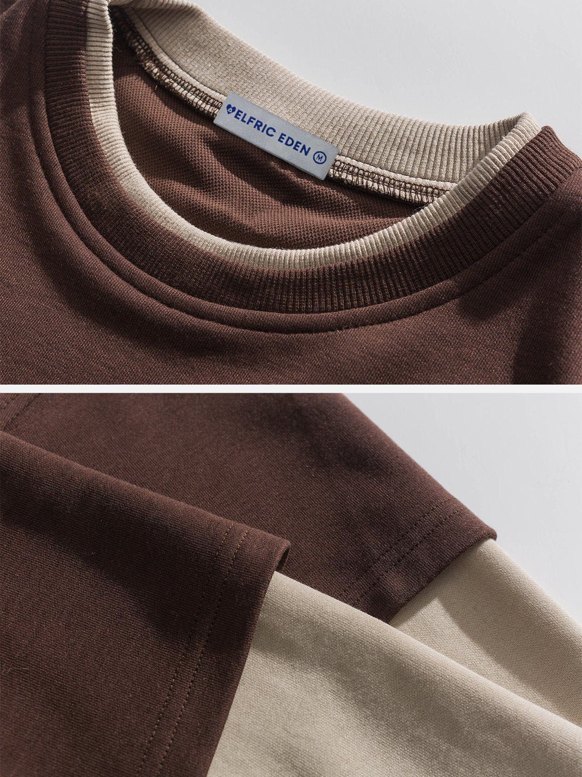 Aelfric Eden Patchwork Flocking Sweatshirt sold by Aelfric Eden product image thumbnail 5