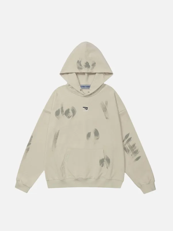 Aelfric Eden Graffiti Paint Hoodie sold by Aelfric Eden