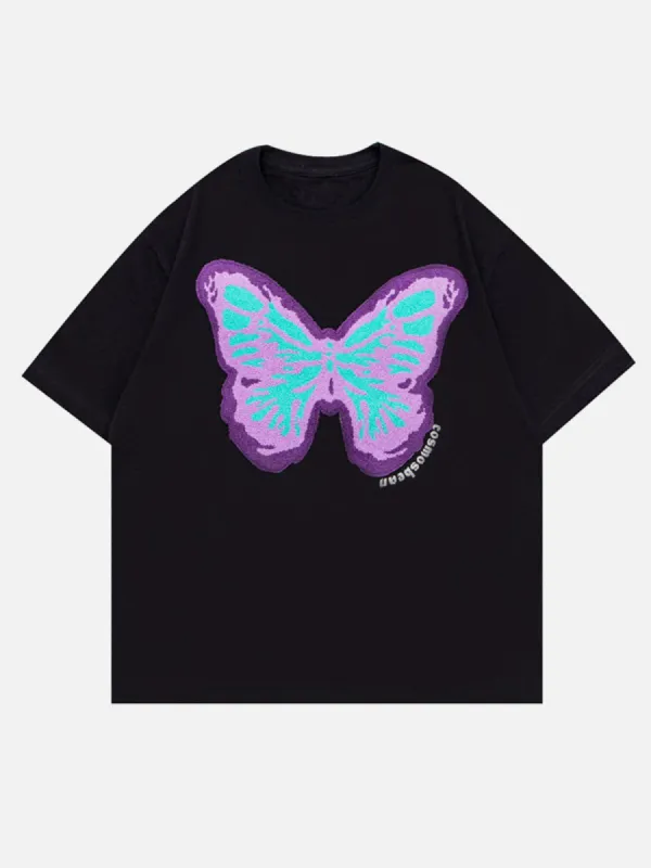 Aelfric Eden Butterfly Towel Embroidery Tee sold by Aelfric Eden