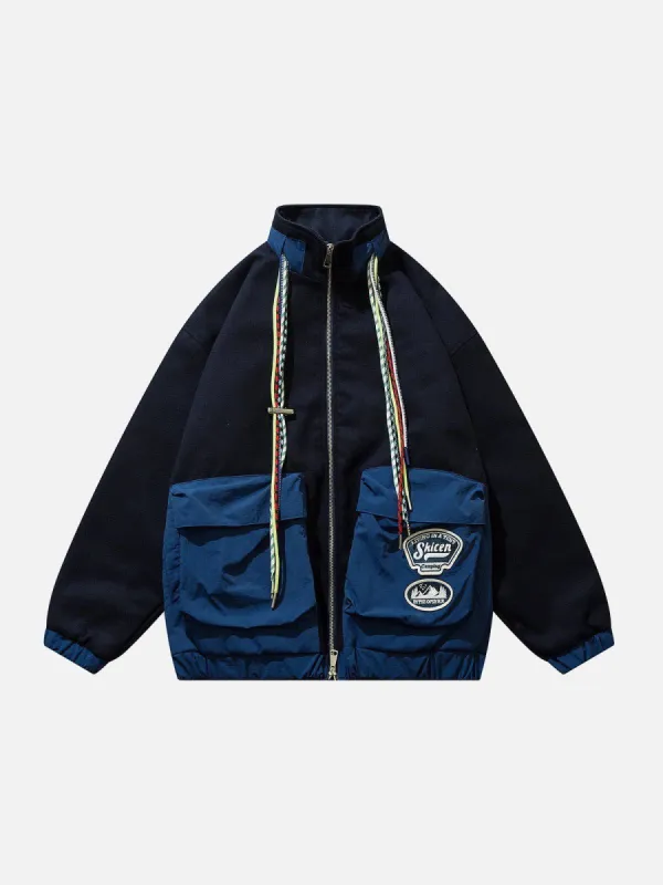 Aelfric Eden Colorful Ropes Large Pocket Winter Coat sold by Aelfric Eden