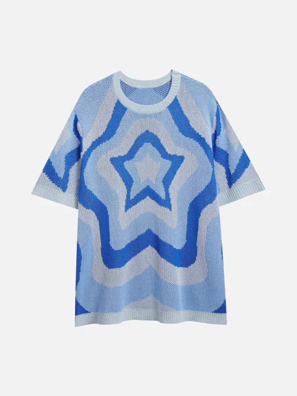Aelfric Eden Knitting Cut-out Star Tee sold by Aelfric Eden