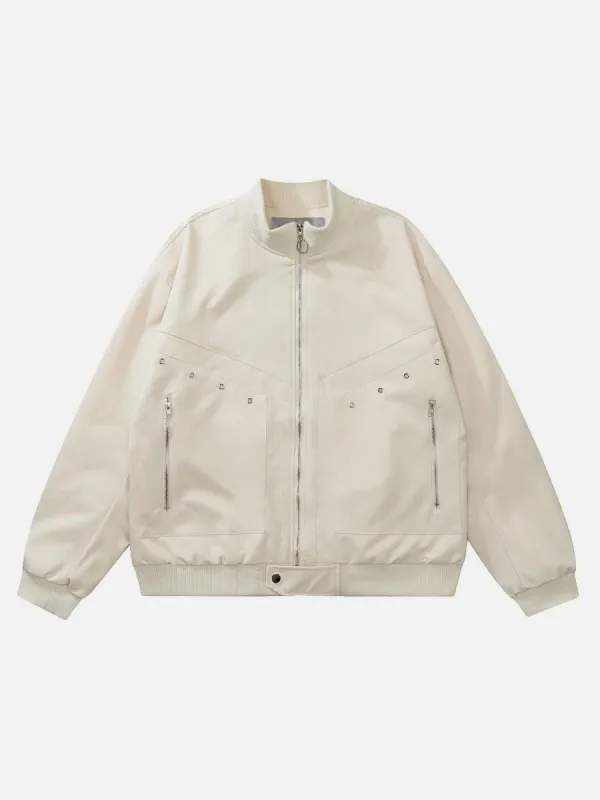 Aelfric Eden Metal Decoration Bomber Jacket sold by Aelfric Eden