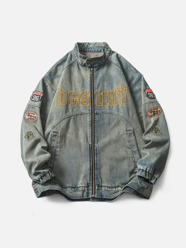 Aelfric Eden Vintage Racing Denim Jacket sold by Aelfric Eden