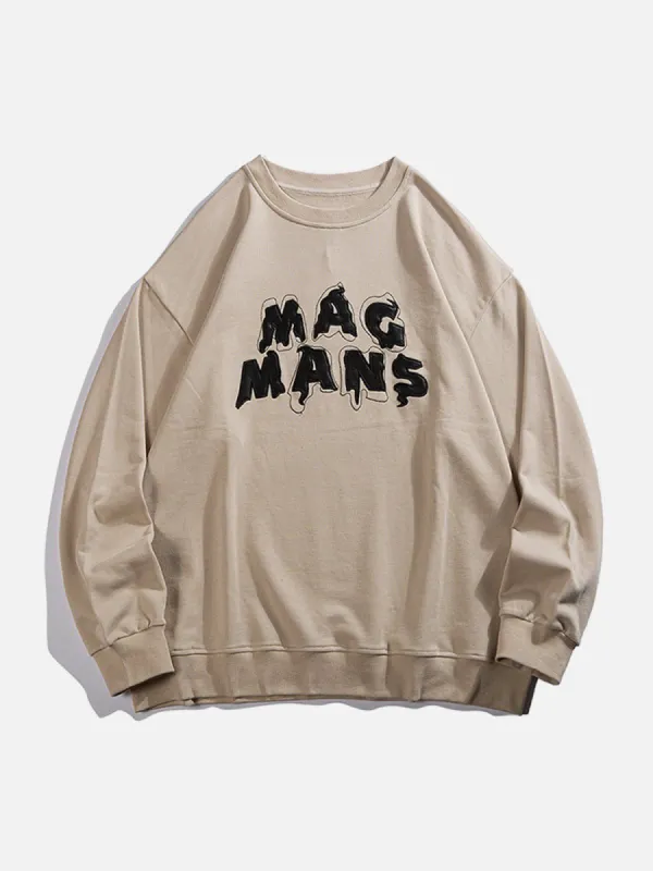 Aelfric Eden Applique Letters Sweatshirt sold by Aelfric Eden