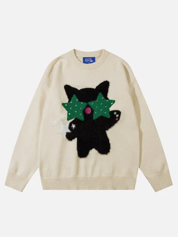 Aelfric Eden Cat Jacquard Sweater sold by Aelfric Eden