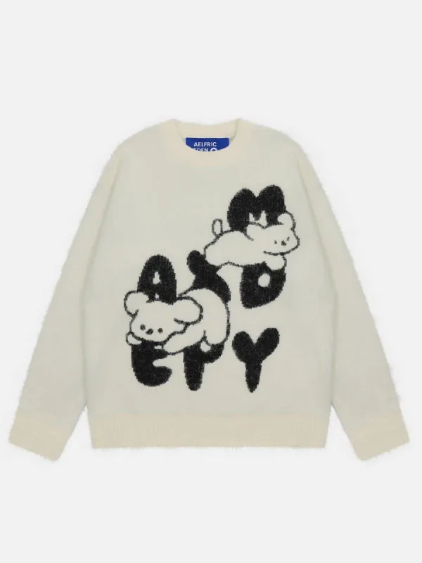 Aelfric Eden Dog Jacquard Sweater sold by Aelfric Eden