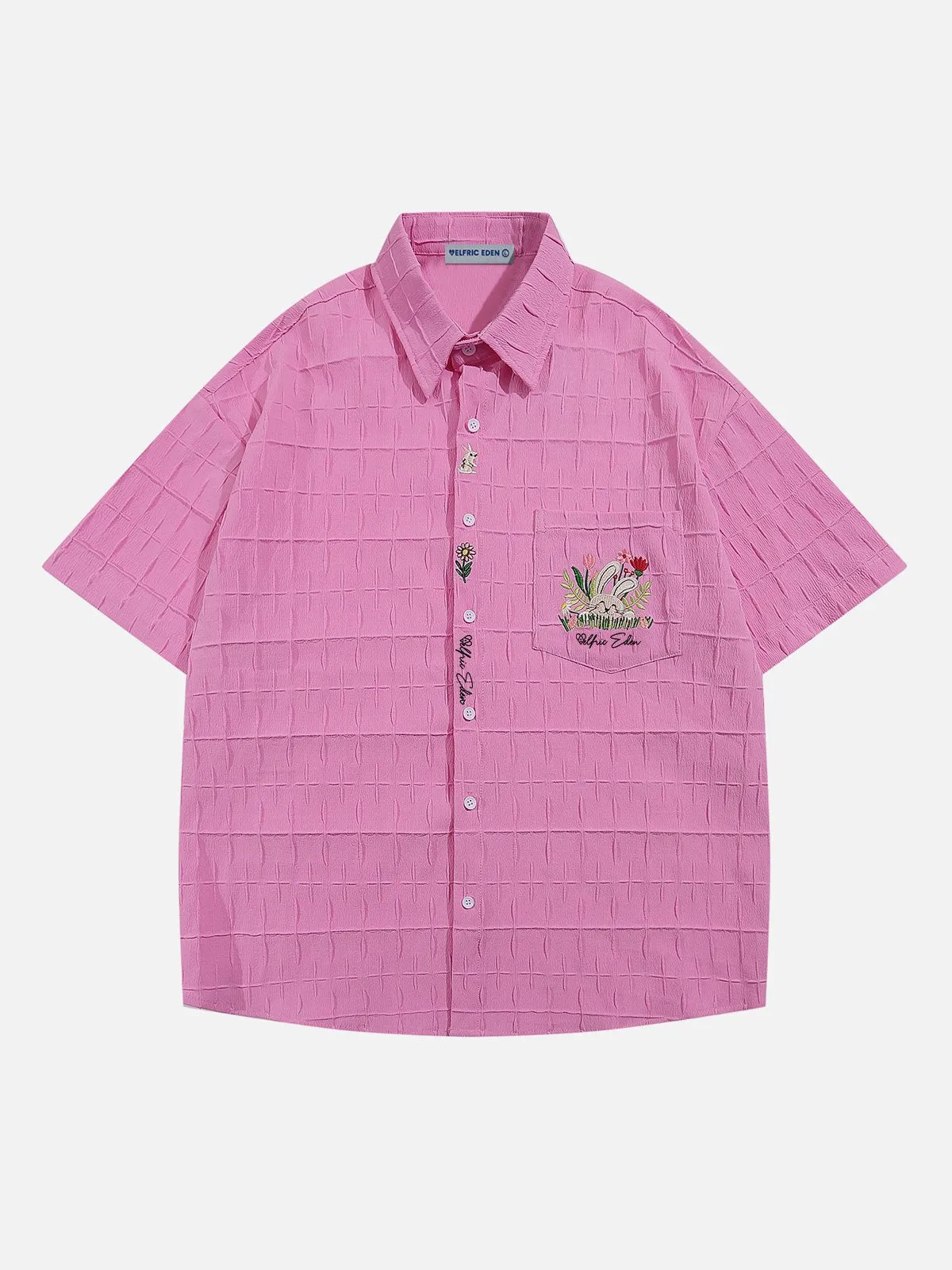 Aelfric Eden Embroidery Rabbit Texture Shirt sold by Aelfric Eden