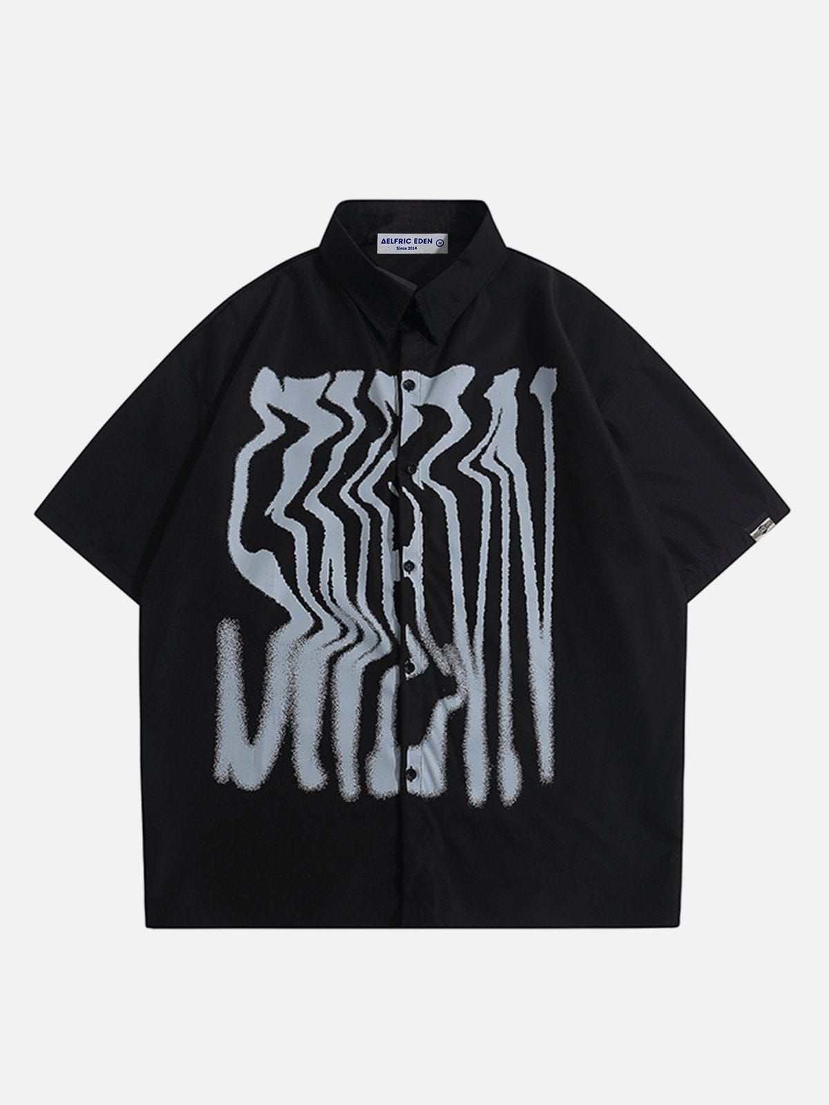 Aelfric Eden Doodle Line Short Sleeve Shirts sold by Aelfric Eden product image thumbnail 2