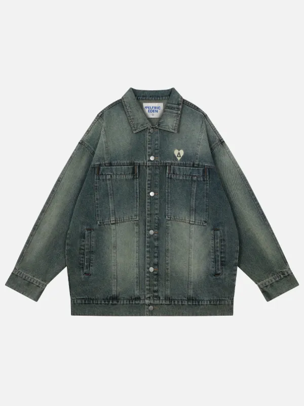 Aelfric Eden Treasure Map Denim Jacket sold by Aelfric Eden