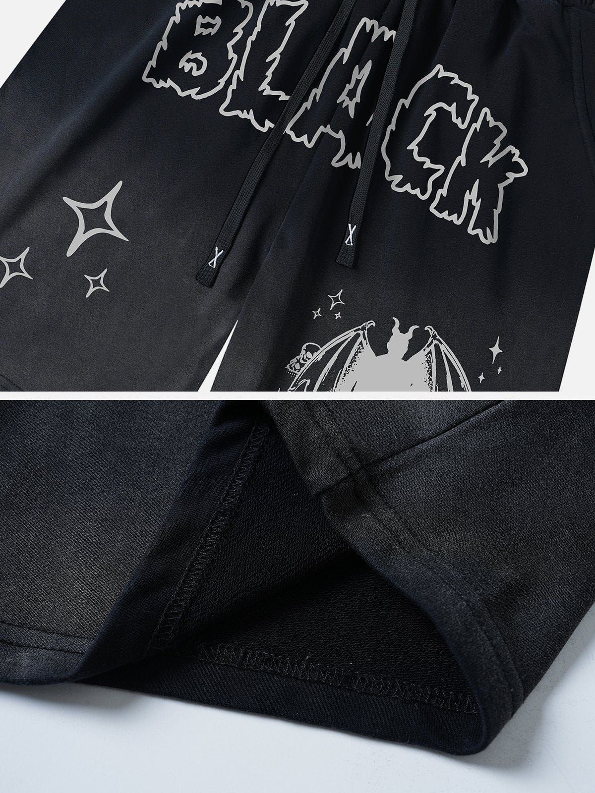 Aelfric Eden Letter Graffiti Print Shorts sold by Aelfric Eden product image thumbnail 3