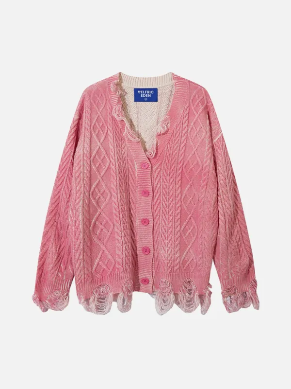 Aelfric Eden Washed Distressed Cardigan sold by Aelfric Eden