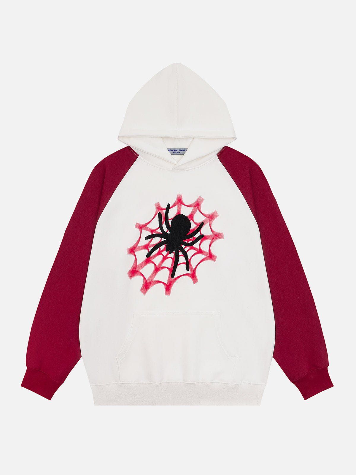 Aelfric Eden Patchwork Spider Print Hoodie sold by Aelfric Eden