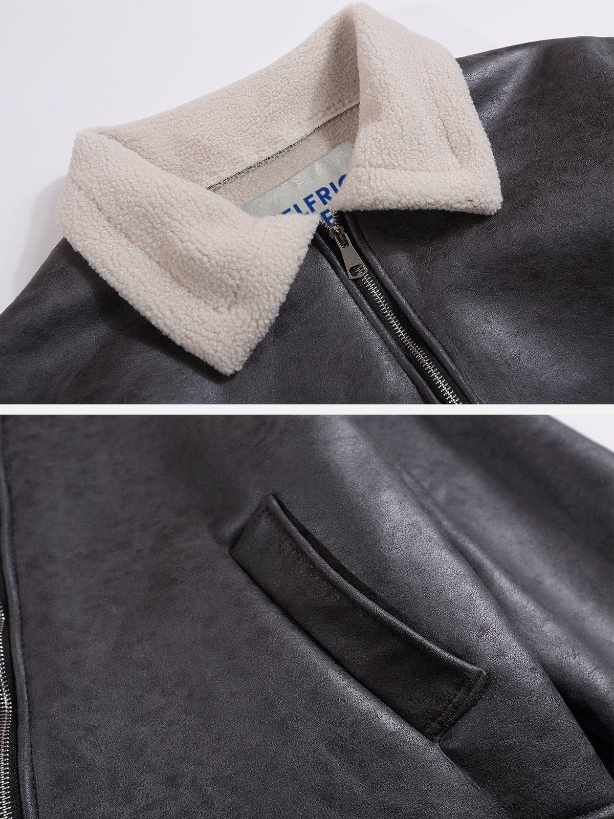 Aelfric Eden City Walk Faux Leather Coat sold by Aelfric Eden product image thumbnail 4