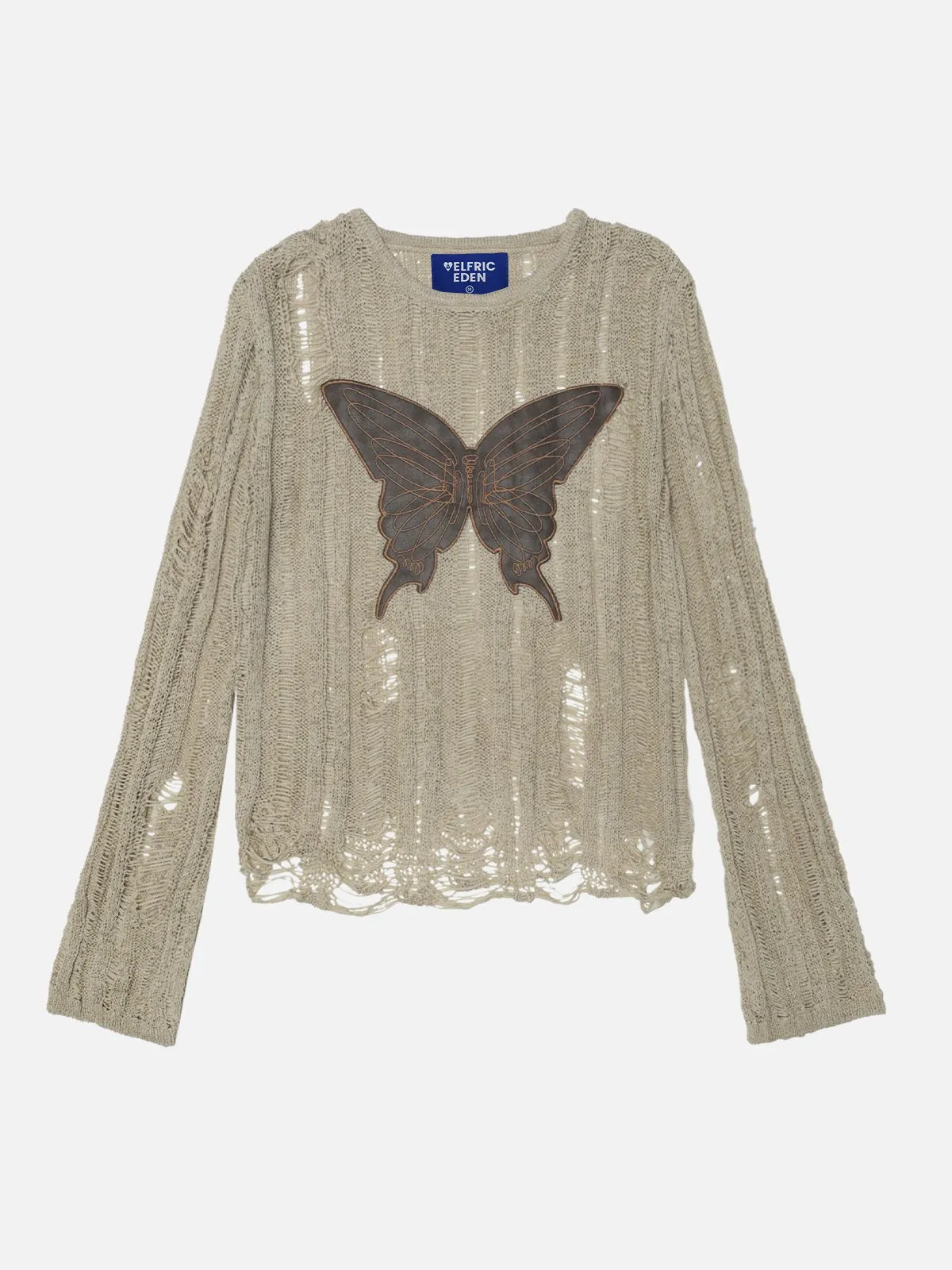 Aelfric Eden Embroidery Butterfly Cut-Out Sweater sold by Aelfric Eden