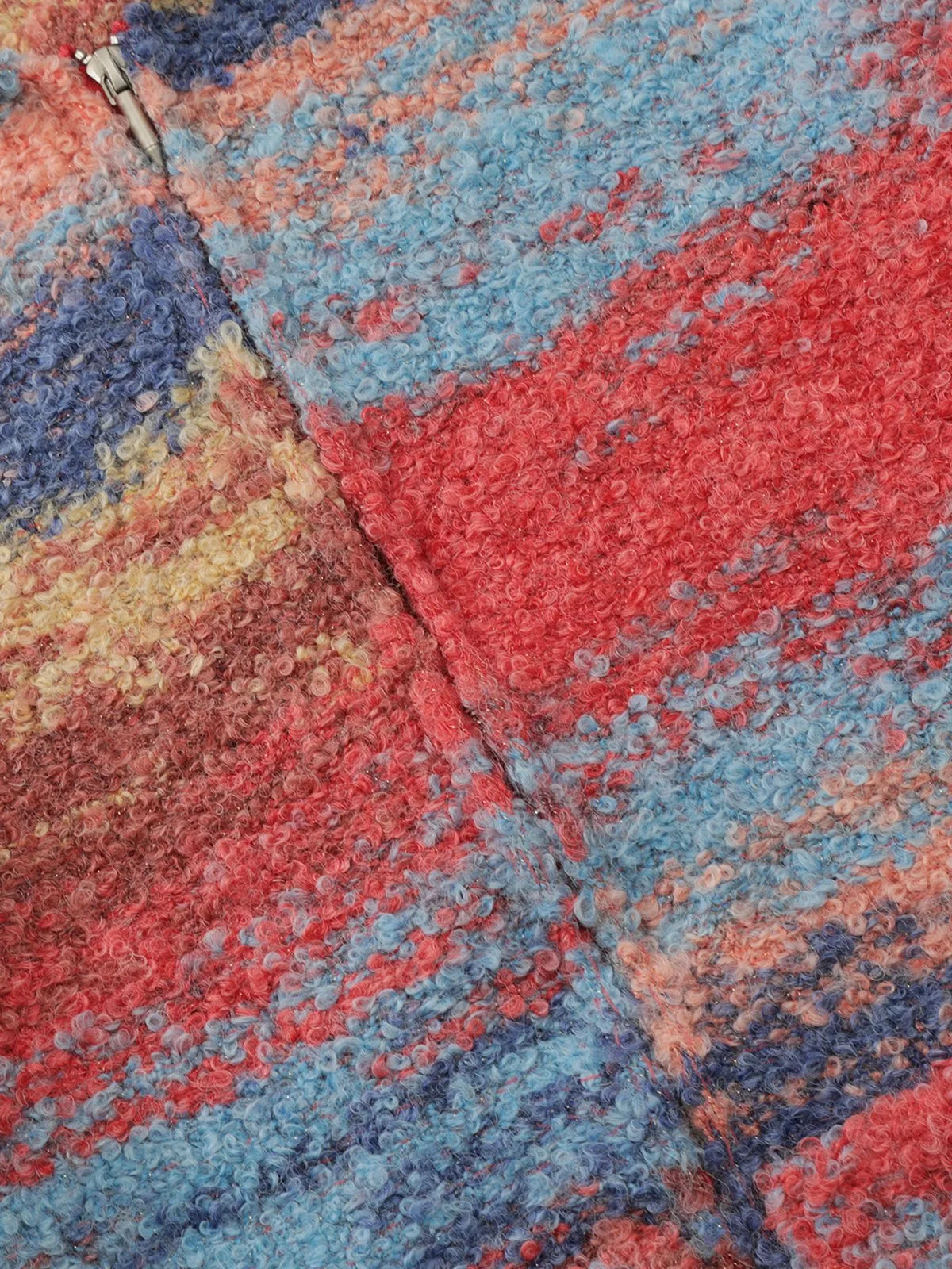 Aelfric Eden Color Blocking Stripe Wool Zip Up Hoodie sold by Aelfric Eden product image thumbnail 4