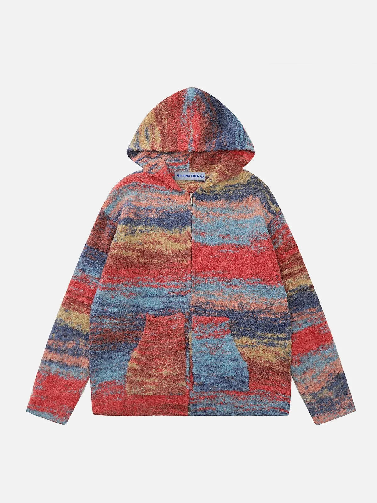 Aelfric Eden Color Blocking Stripe Wool Zip Up Hoodie sold by Aelfric Eden