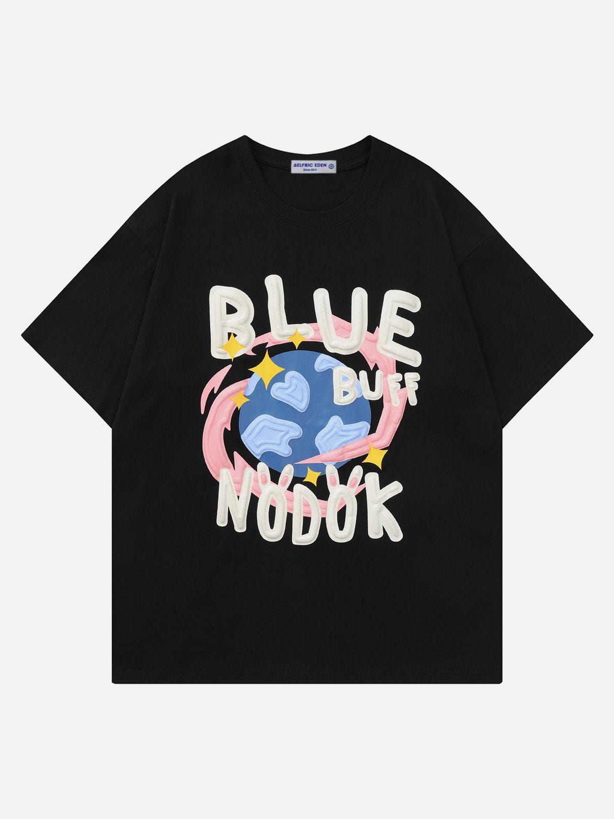 Aelfric Eden Earth Letter Foam Printing Tee sold by Aelfric Eden product image thumbnail 2