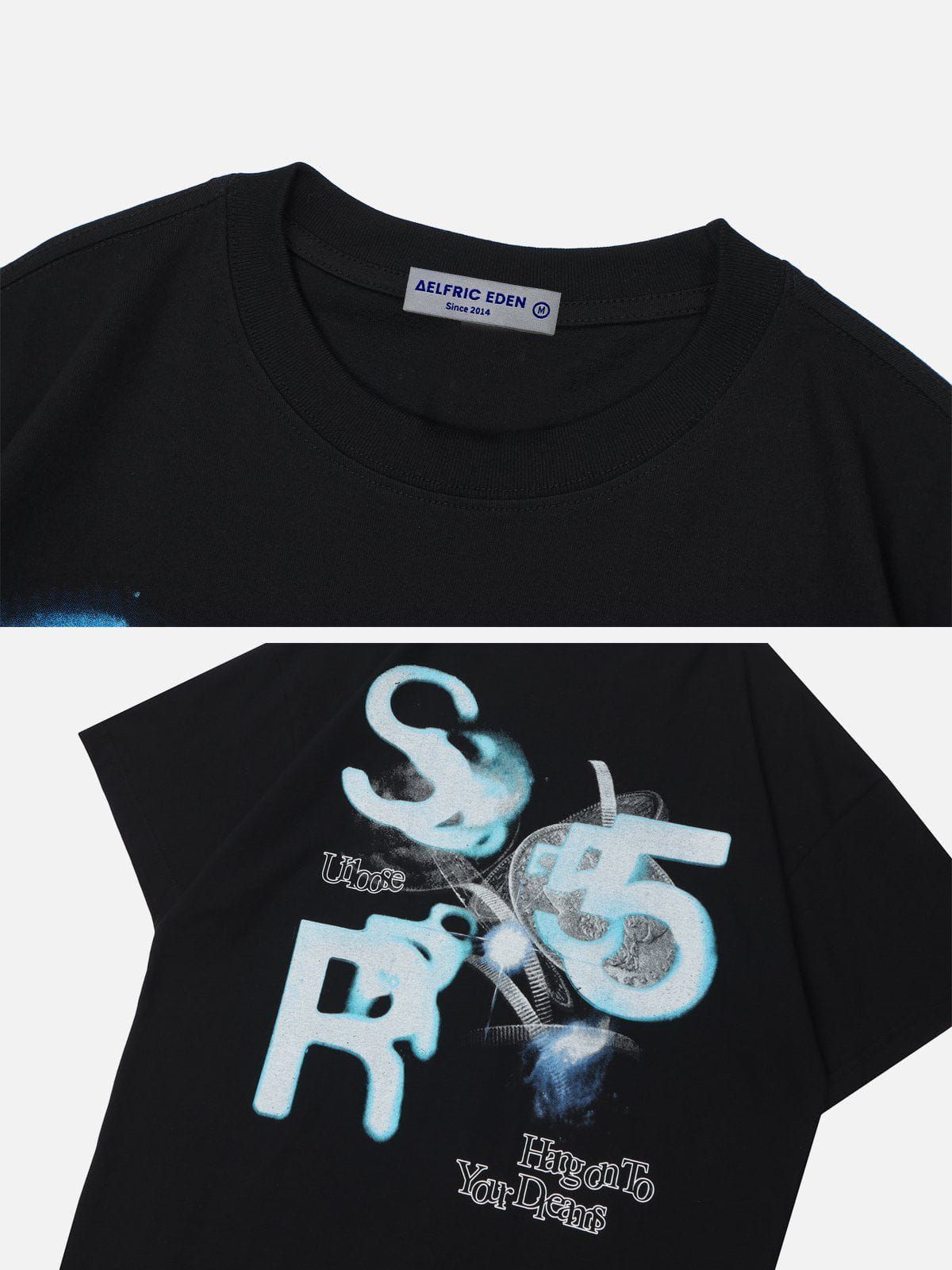 Aelfric Eden Blue Planet Print Tee sold by Aelfric Eden product image thumbnail 6