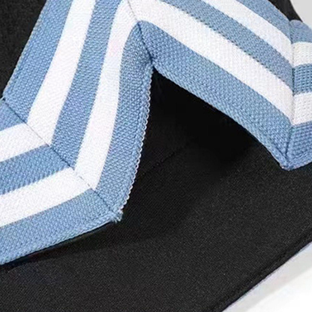 Aelfric Eden Embroidered Letters Striped Drawstring Shorts sold by Aelfric Eden product image thumbnail 8