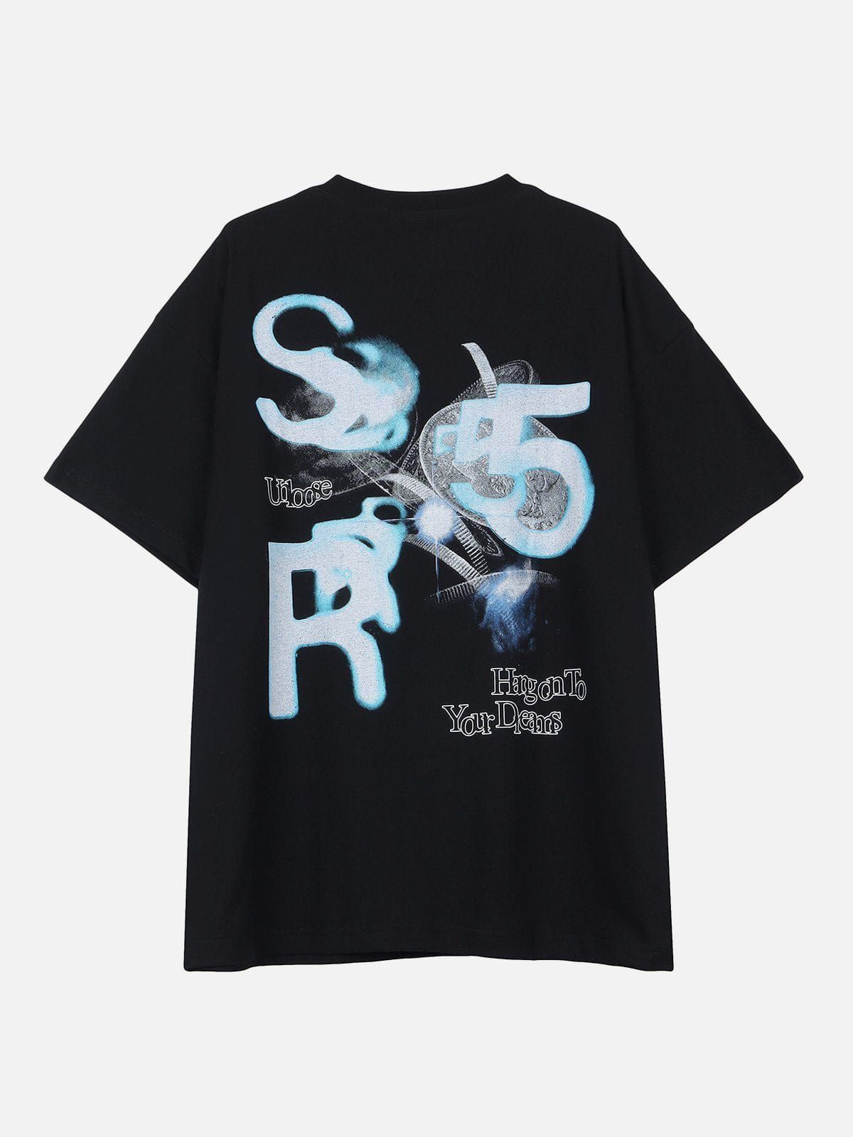 Aelfric Eden Blue Planet Print Tee sold by Aelfric Eden product image thumbnail 5