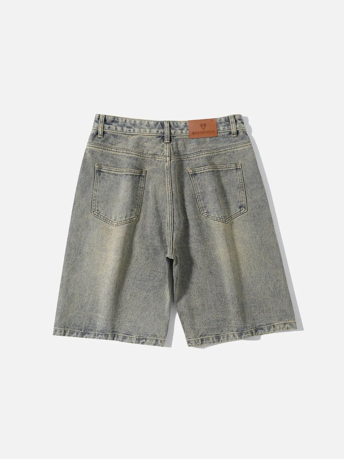 Aelfric Eden Fringe Pocket Patchwork Jorts sold by Aelfric Eden product image thumbnail 5
