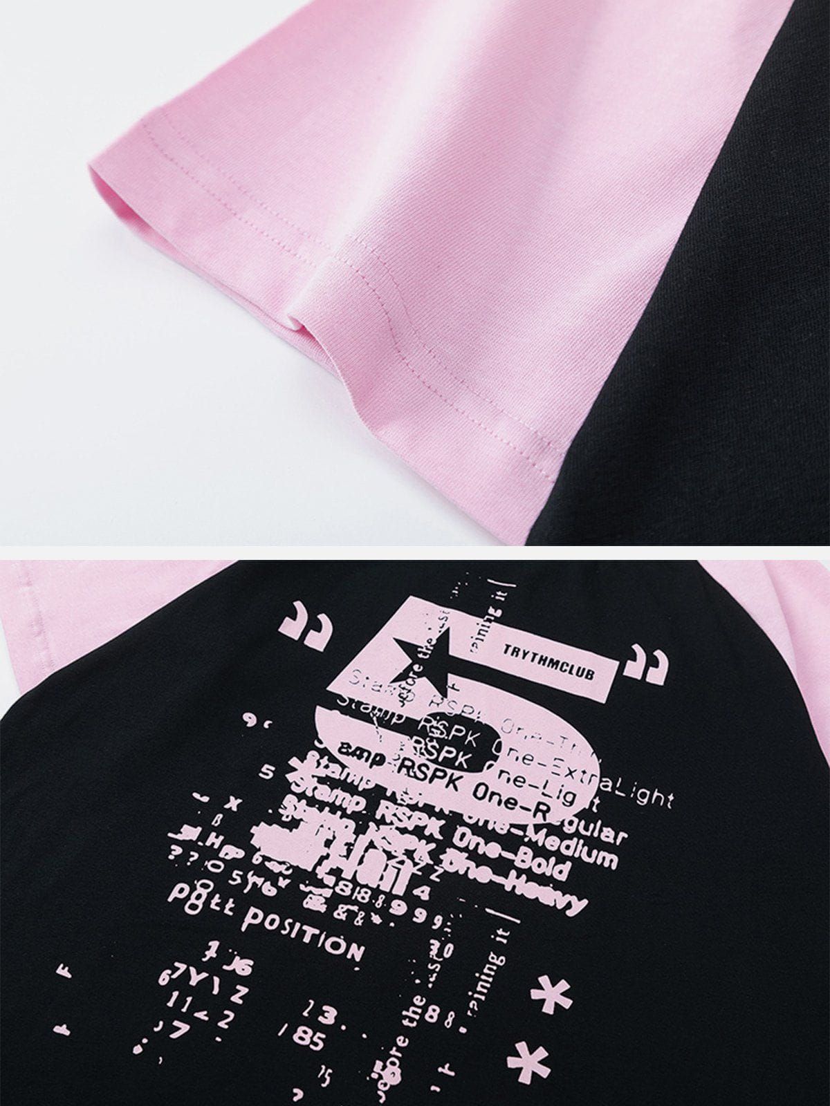 Aelfric Eden Data Garbled Printing Patchwork Tee sold by Aelfric Eden product image thumbnail 6