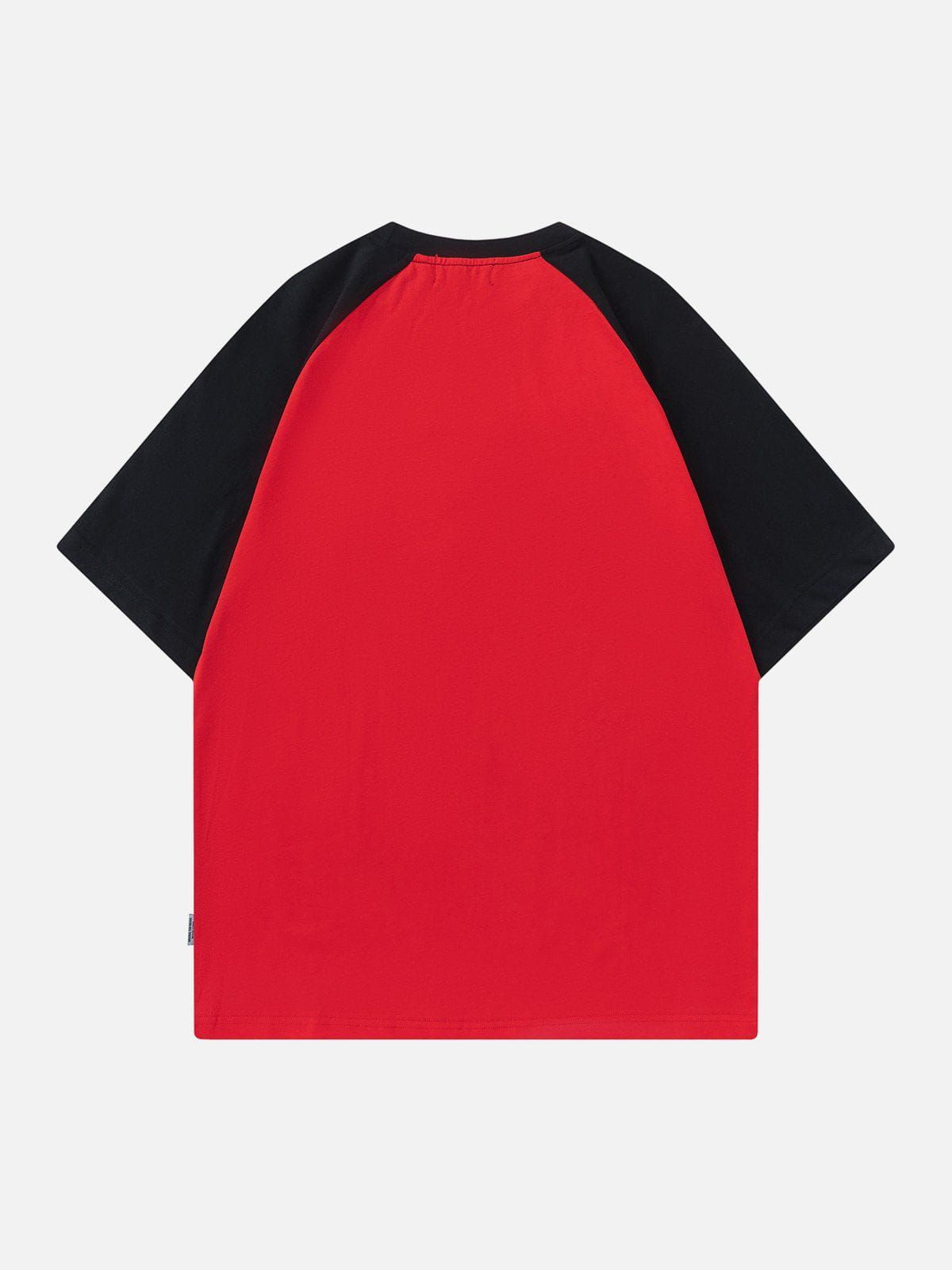 Aelfric Eden Data Garbled Printing Patchwork Tee sold by Aelfric Eden product image thumbnail 4