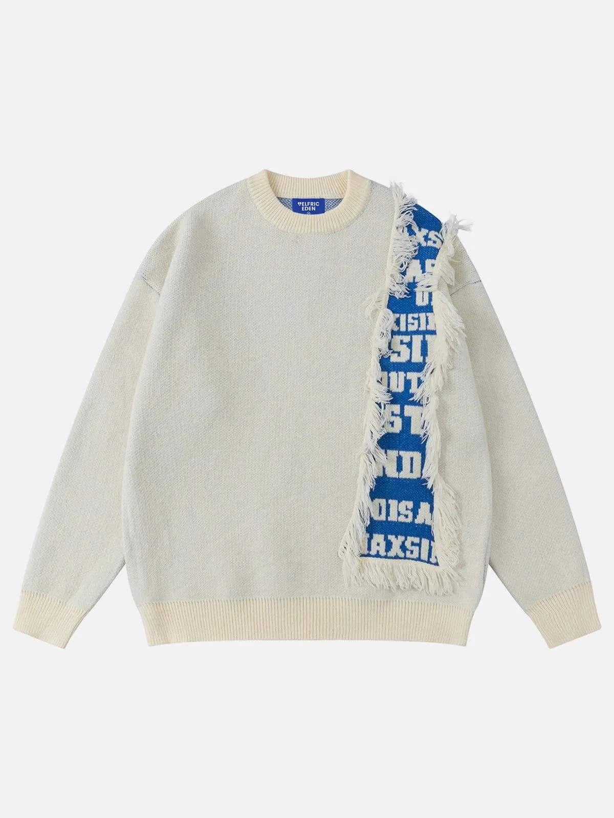 Aelfric Eden Fringe Letter Jacquard Sweater sold by Aelfric Eden product image thumbnail 2