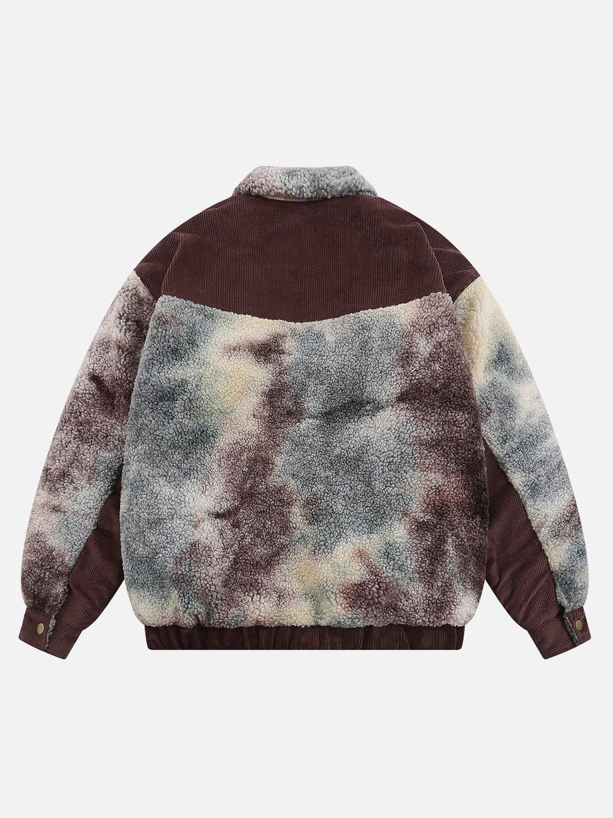 Aelfric Eden Tie Dye Sherpa Coat sold by Aelfric Eden product image thumbnail 2