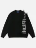 Aelfric Eden Fringe Letter Jacquard Sweater sold by Aelfric Eden
