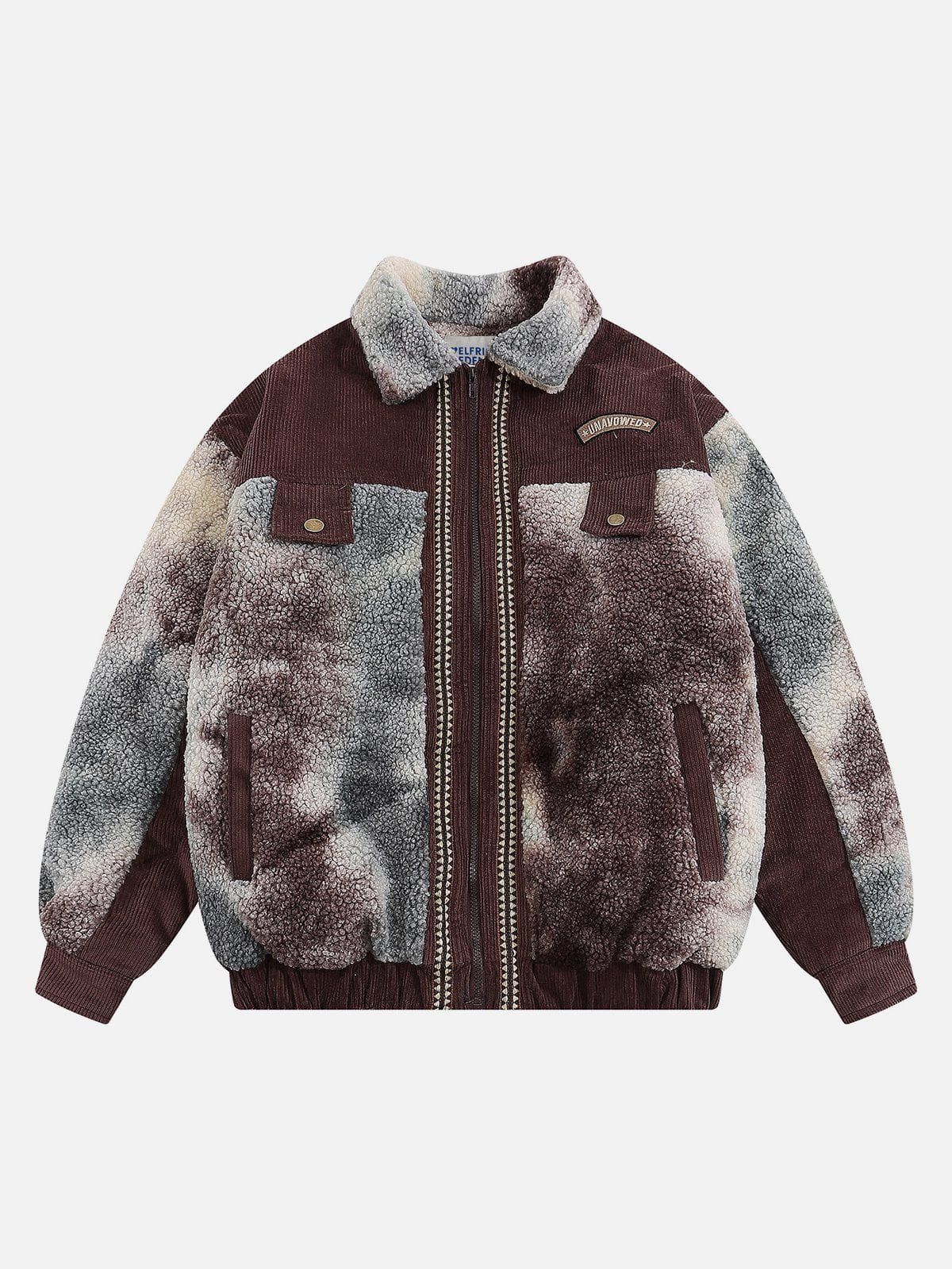 Aelfric Eden Tie Dye Sherpa Coat sold by Aelfric Eden