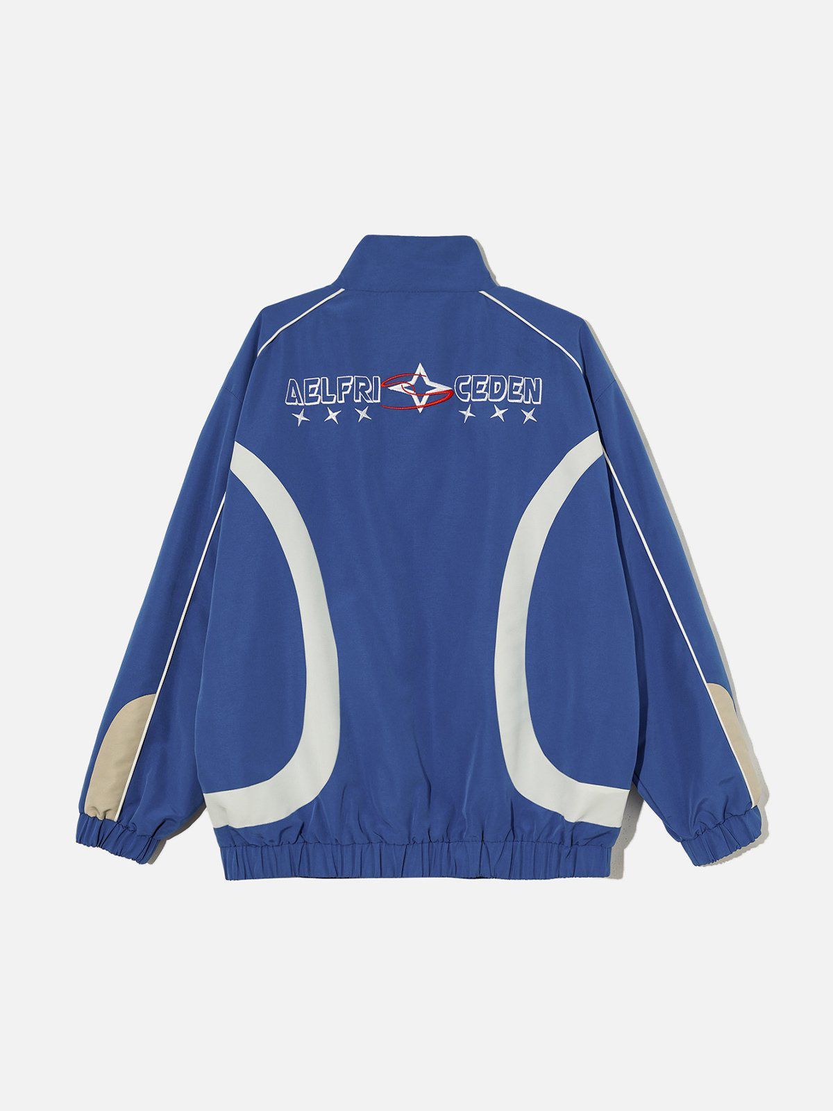 Aelfric Eden Patchwork Stand Collar Racing Jacket sold by Aelfric Eden product image thumbnail 2