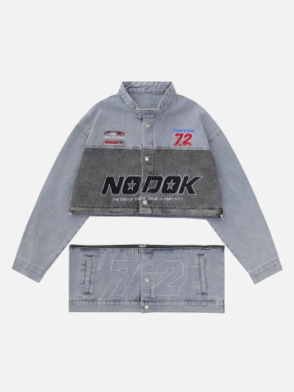 Aelfric Eden NO.72 Detachable Racing Denim Jacket sold by Aelfric Eden