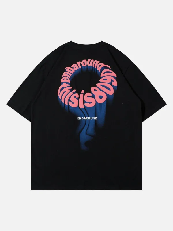 Aelfric Eden Endaround Letters Foam Printing Tee sold by Aelfric Eden