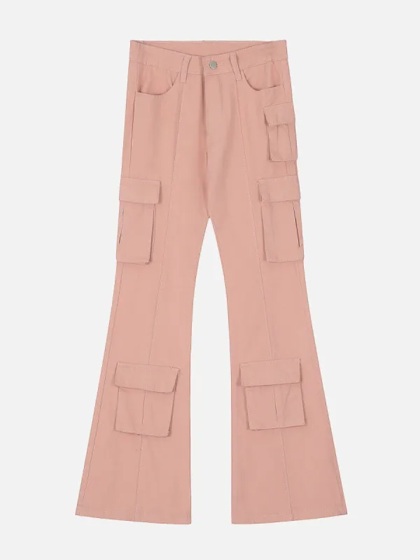 Asymmetrical Multi Pocket Cargo Pants sold by Aelfric Eden