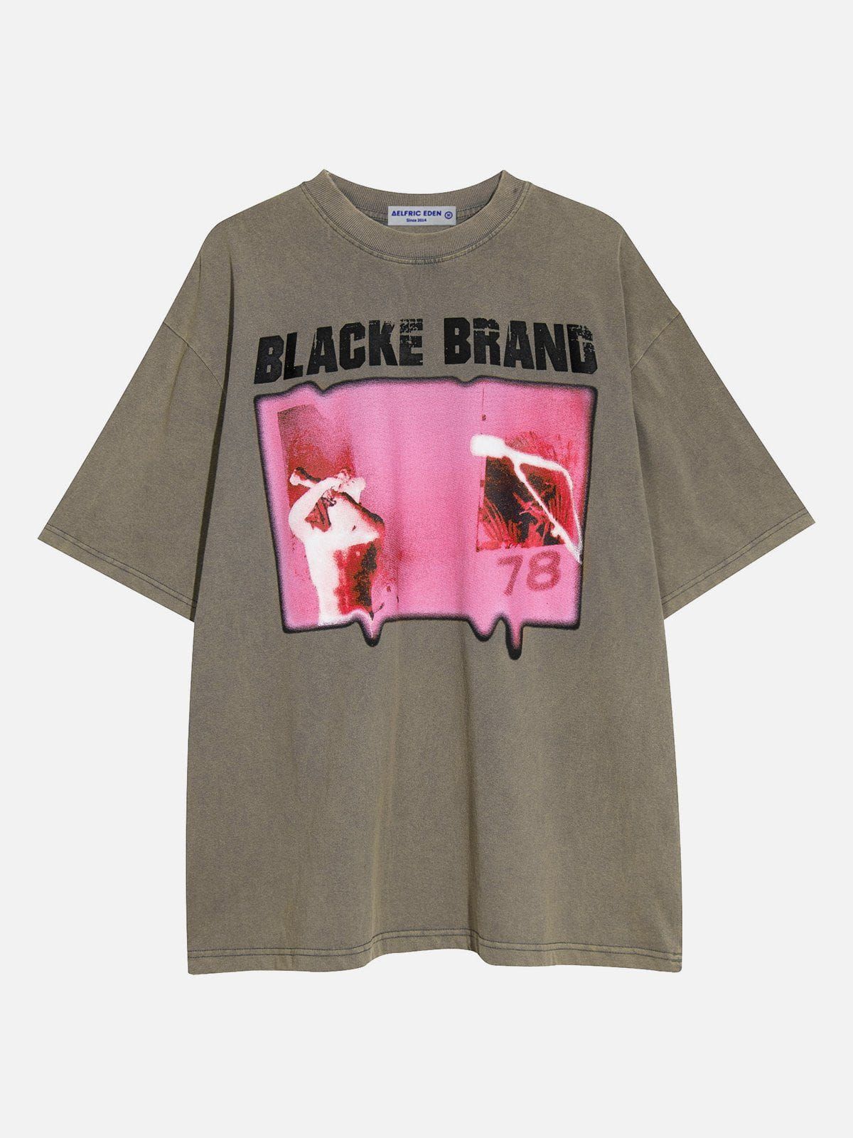 Aelfric Eden Washed Abstraction Print Tee sold by Aelfric Eden product image thumbnail 3