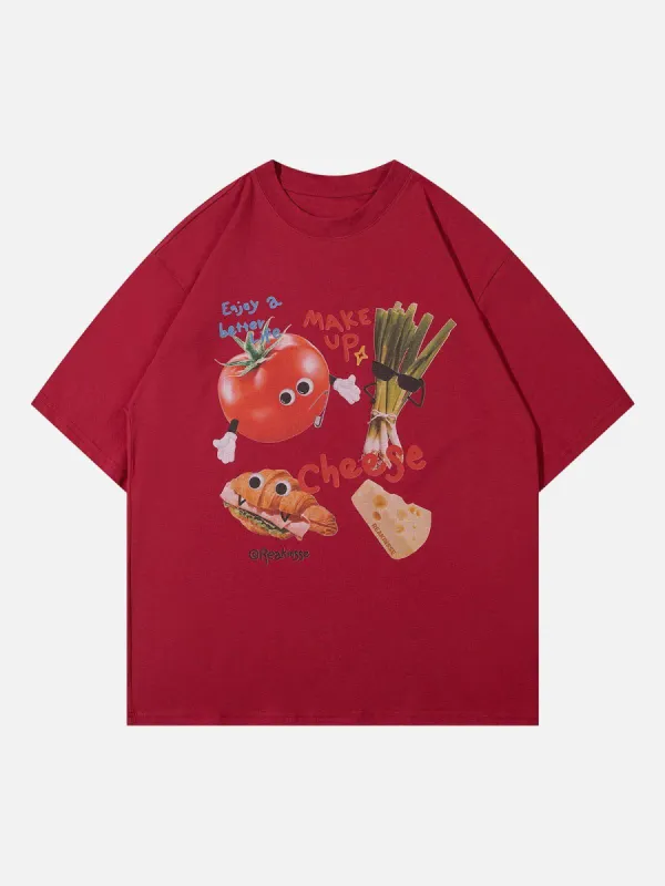 Aelfric Eden Food Pattern Tee sold by Aelfric Eden