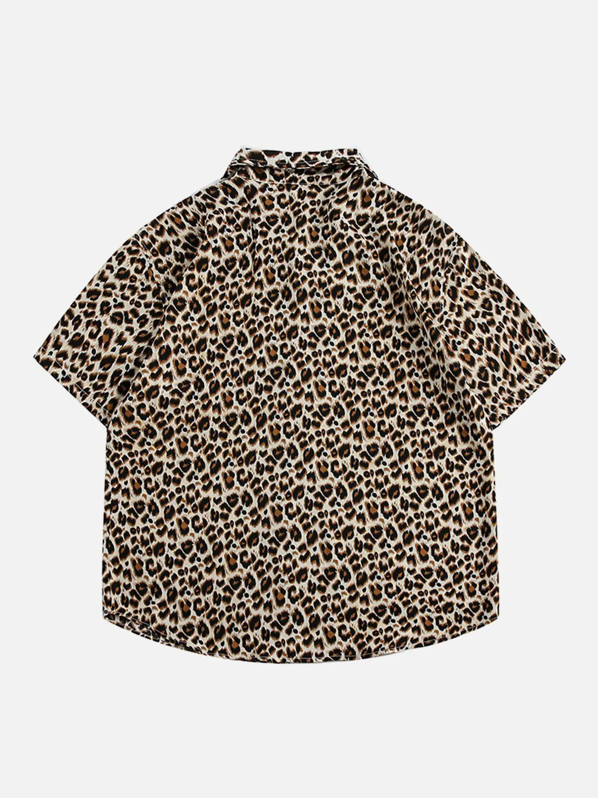 Aelfric Eden Apricot Leopard Print Short Sleeve Shirt sold by Aelfric Eden product image thumbnail 2