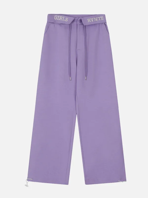 Solid Fold Over Drawstring Sweatpants sold by Aelfric Eden