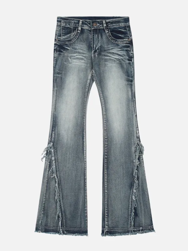 Fringe Washed Jeans sold by Aelfric Eden