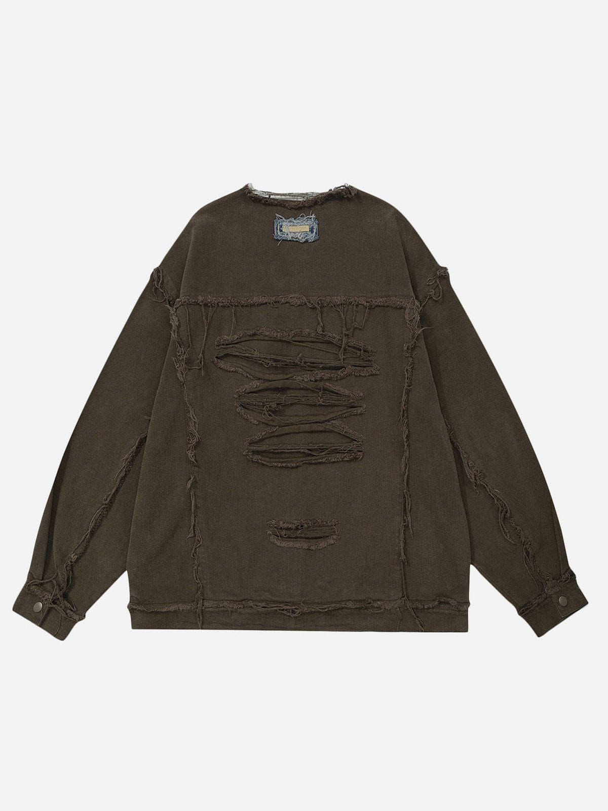 Aelfric Eden Fringe Distressed Jacket sold by Aelfric Eden product image thumbnail 3