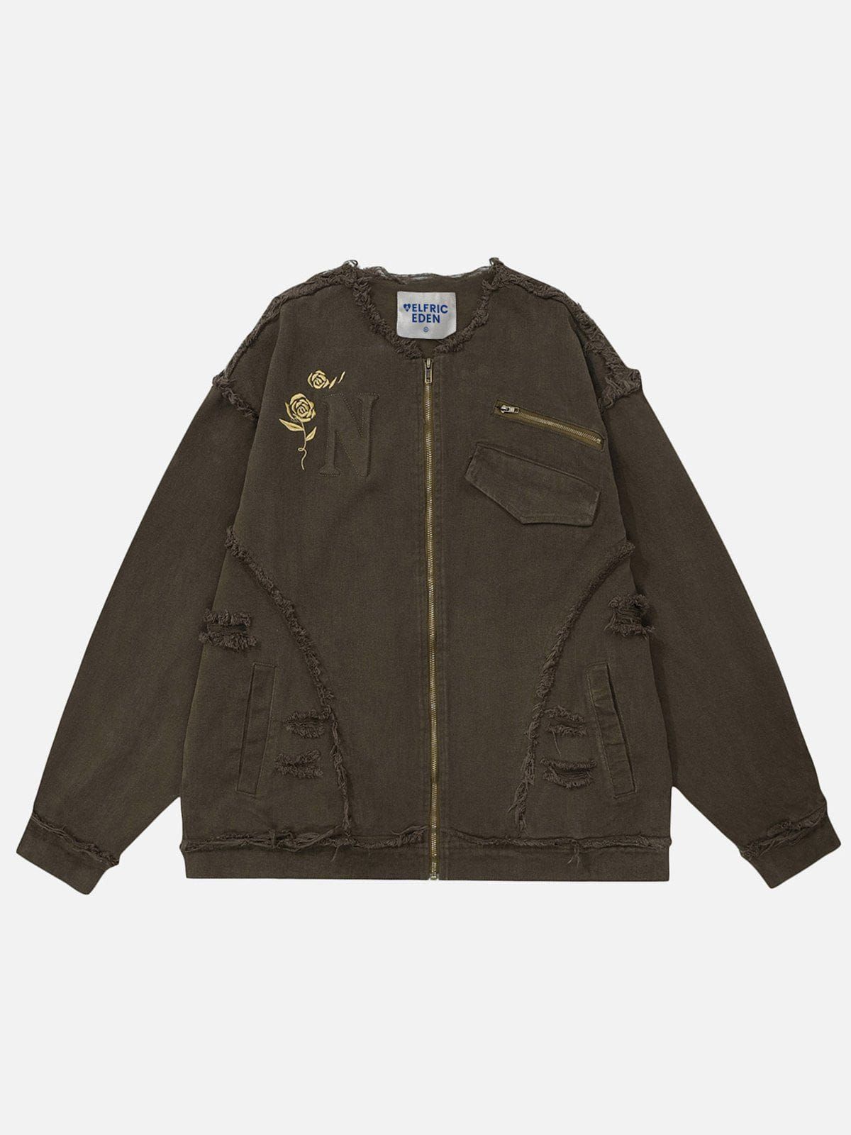 Aelfric Eden Fringe Distressed Jacket sold by Aelfric Eden