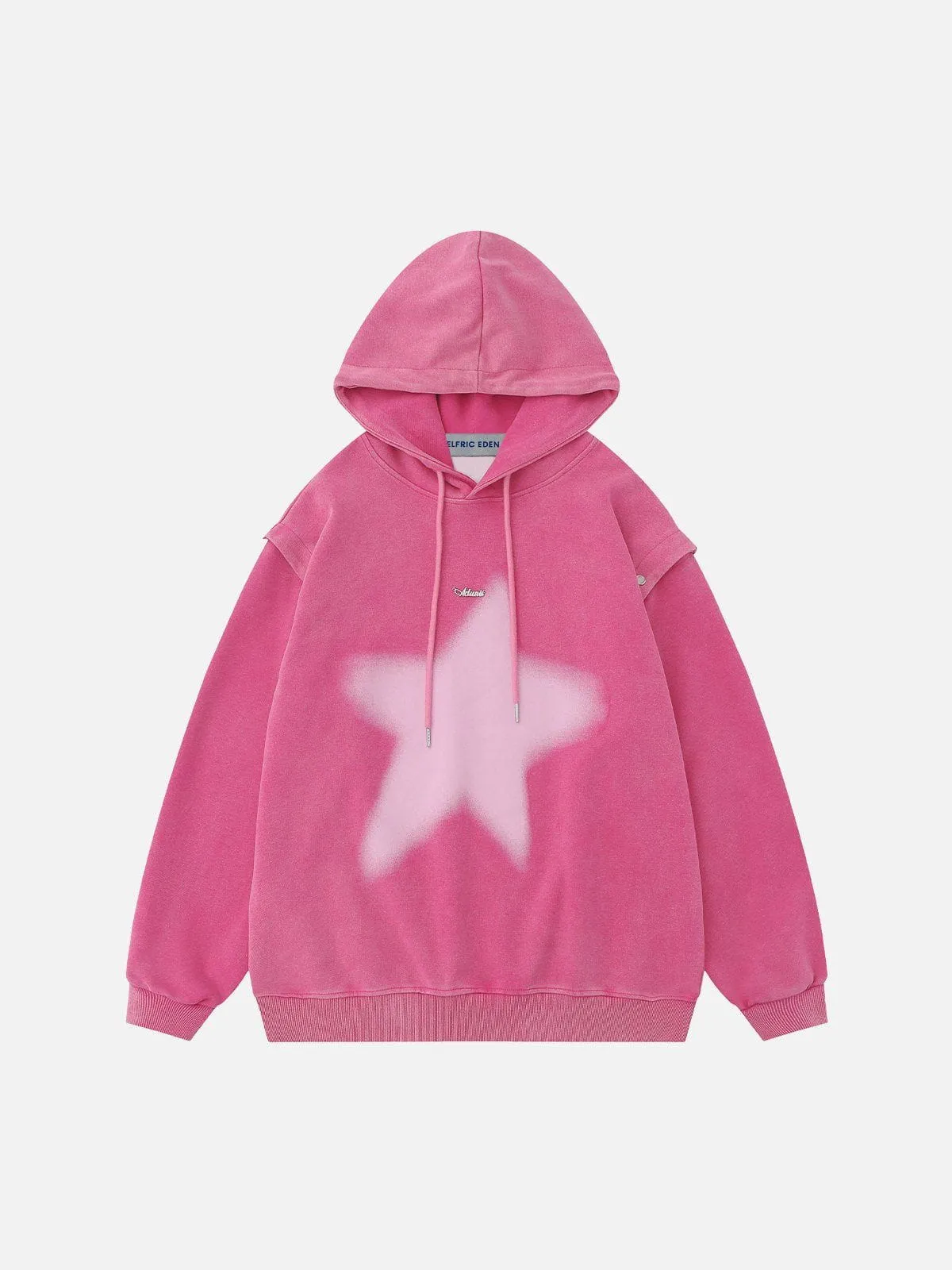Aelfric Eden Detachable Sleeve Star Washed Hoodie sold by Aelfric Eden